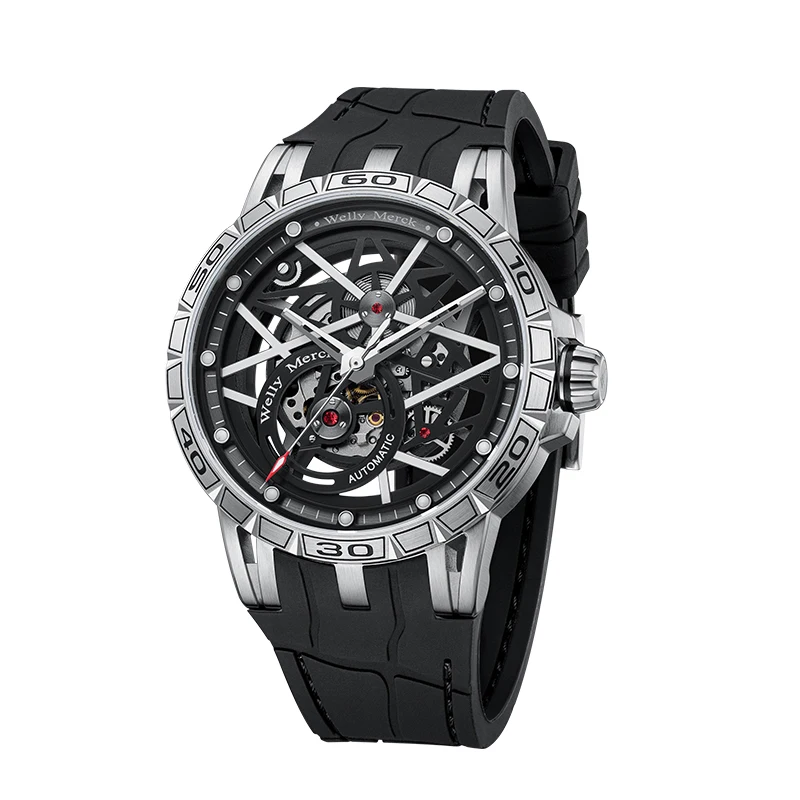 WM Watch Mechanical Watch, 8205 movement, 316L stainless steel case, sapphire crystal glass, 50m water resistance WM143M
WM Watch Mechanical Watch, 8205 movement, 316L stainless steel case, sapphire crystal glass, 50m water resistance WM143M