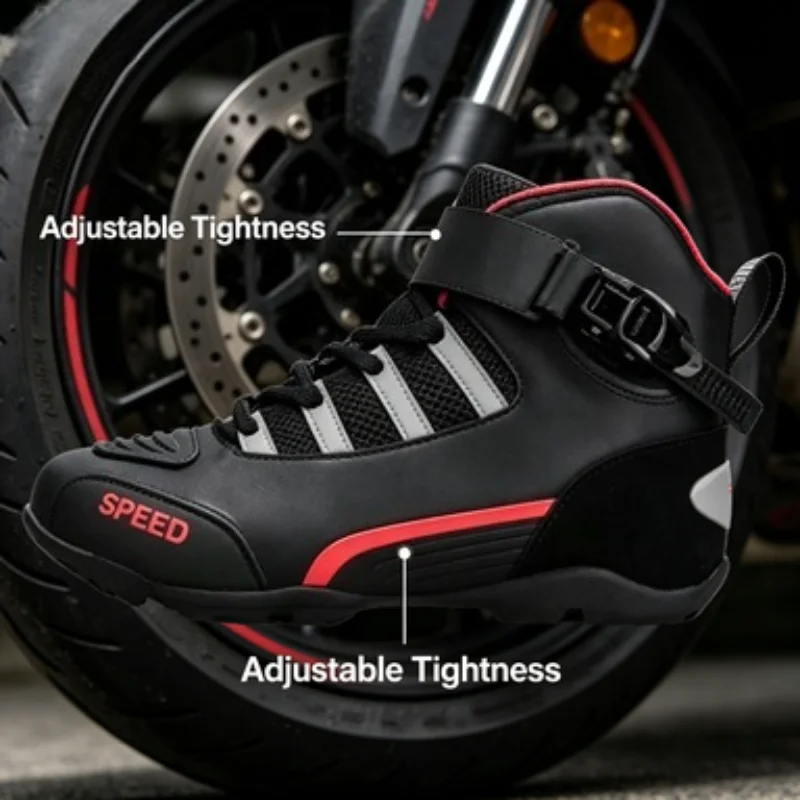 Comfortable Motorcycle Riding Boots Track Level Protection Anti-Fall Protective Boots Lightweight Non-Slip Wear-Resistant Rid...
Comfortable Motorcycle Riding Boots Track Level Protection Anti-Fall Protective Boots Lightweight Non-Slip Wear-Resistant Rid...