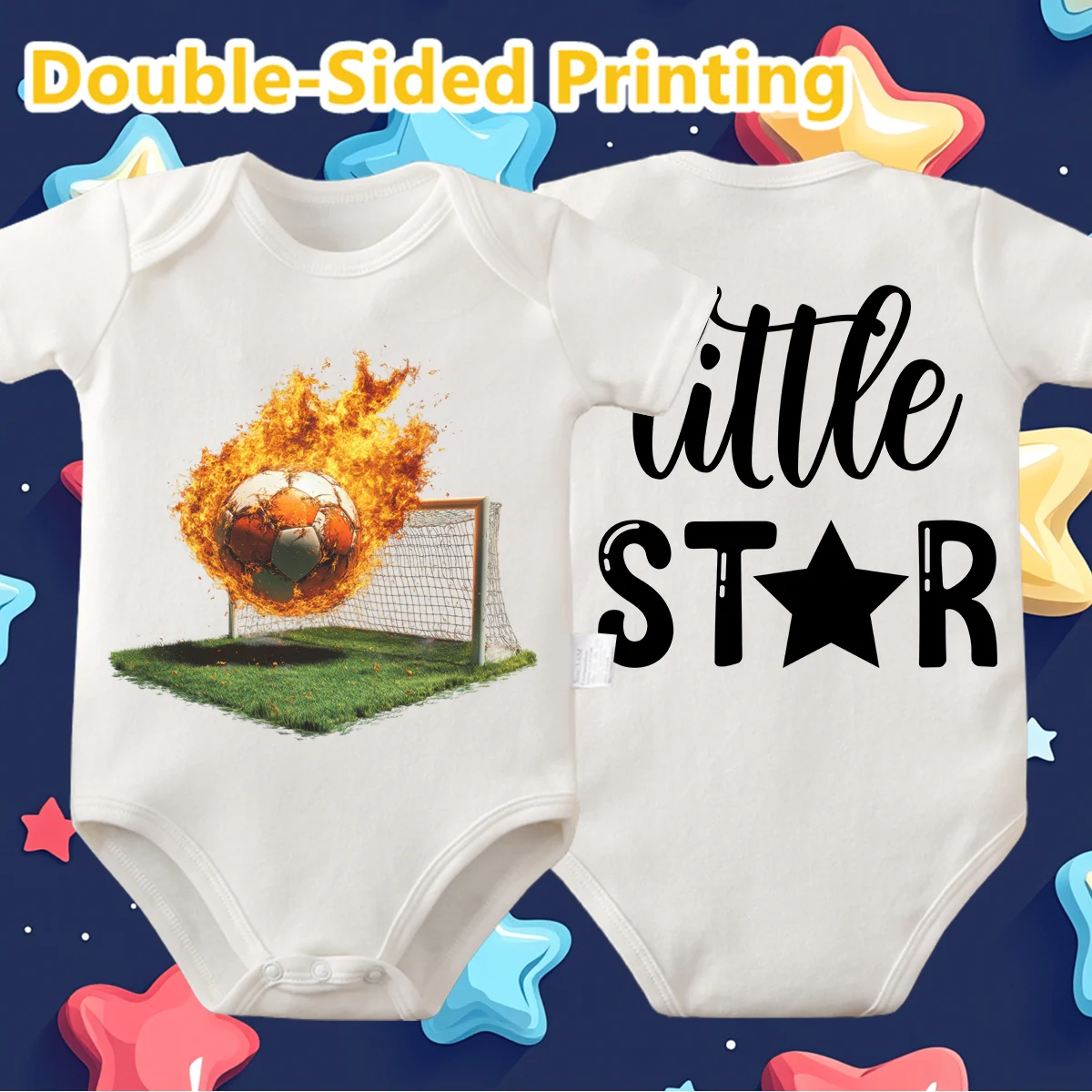 Боди из чистого хлопка, двусторонний комбинезон с принтом маленькой звезды, удобная ткань для ребенка, комбинезон для новорожденных от 0 до 12 месяцев
Боди из чистого хлопка, двусторонний комбинезон с принтом маленькой звезды, удобная ткань для ребенка, комбинезон для новорожденных от 0 до 12 месяцев