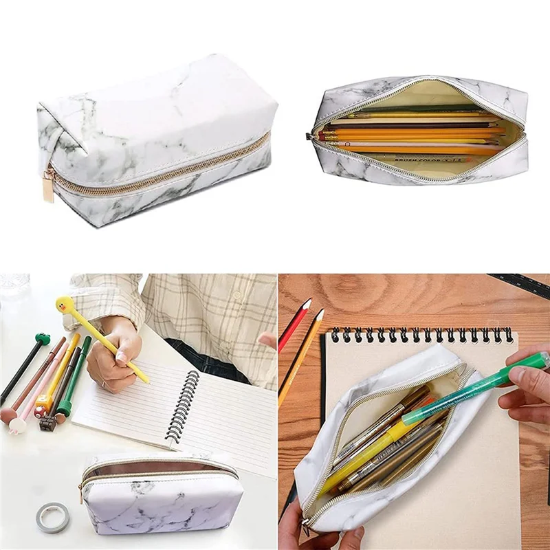 4X White Marble PU Stationery Pencil Case Pouch Makeup Bag With Gold Zip For Girls Woman's Teenagers
4X White Marble PU Stationery Pencil Case Pouch Makeup Bag With Gold Zip For Girls Woman's Teenagers