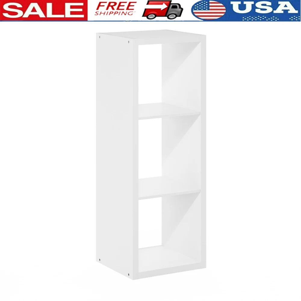 Modern 3-Cube Open Back Storage Organizer Durable Composite Wood Vertical Shelving Unit Easy Assembly Home Decor Solution
Modern 3-Cube Open Back Storage Organizer Durable Composite Wood Vertical Shelving Unit Easy Assembly Home Decor Solution