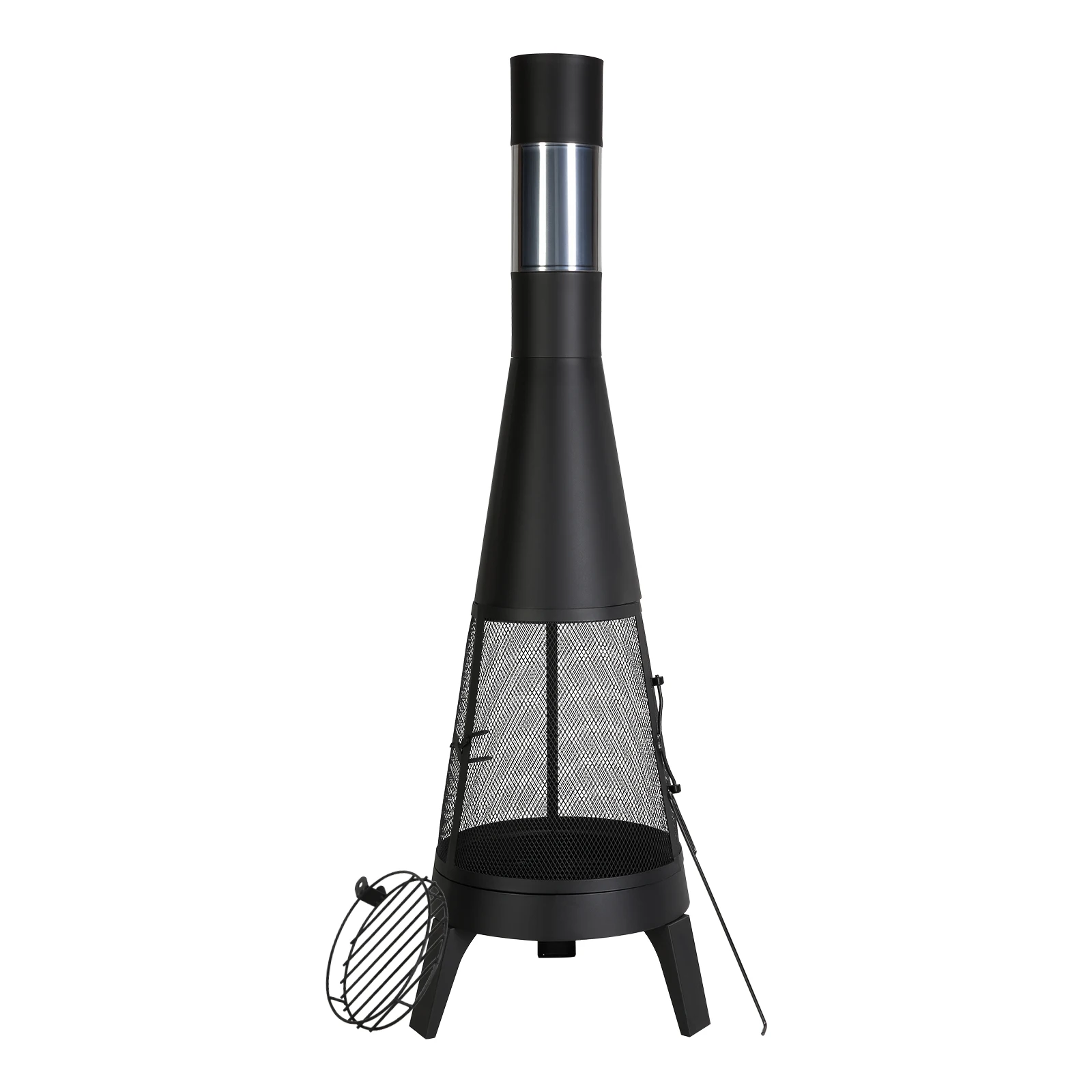 SucceBuy Chiminea 20 Inch Outdoor Wood Burning Firepit with Grill Mesh Chimney Coat & Rustproof Chiminea Lid for Patio Backyard
SucceBuy Chiminea 20 Inch Outdoor Wood Burning Firepit with Grill Mesh Chimney Coat & Rustproof Chiminea Lid for Patio Backyard