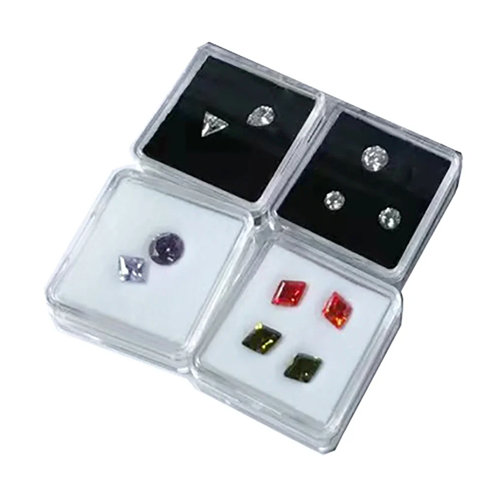 Прозрачная свободная коробка для хранения ювелирных изделий с бриллиантами, витрина для драгоценных камней, 30 шт., органайзер для подвесок, кольцо, серьги, каменная подарочная упаковка
Прозрачная свободная коробка для хранения ювелирных изделий с бриллиантами, витрина для драгоценных камней, 30 шт., органайзер для подвесок, кольцо, серьги, каменная подарочная упаковка