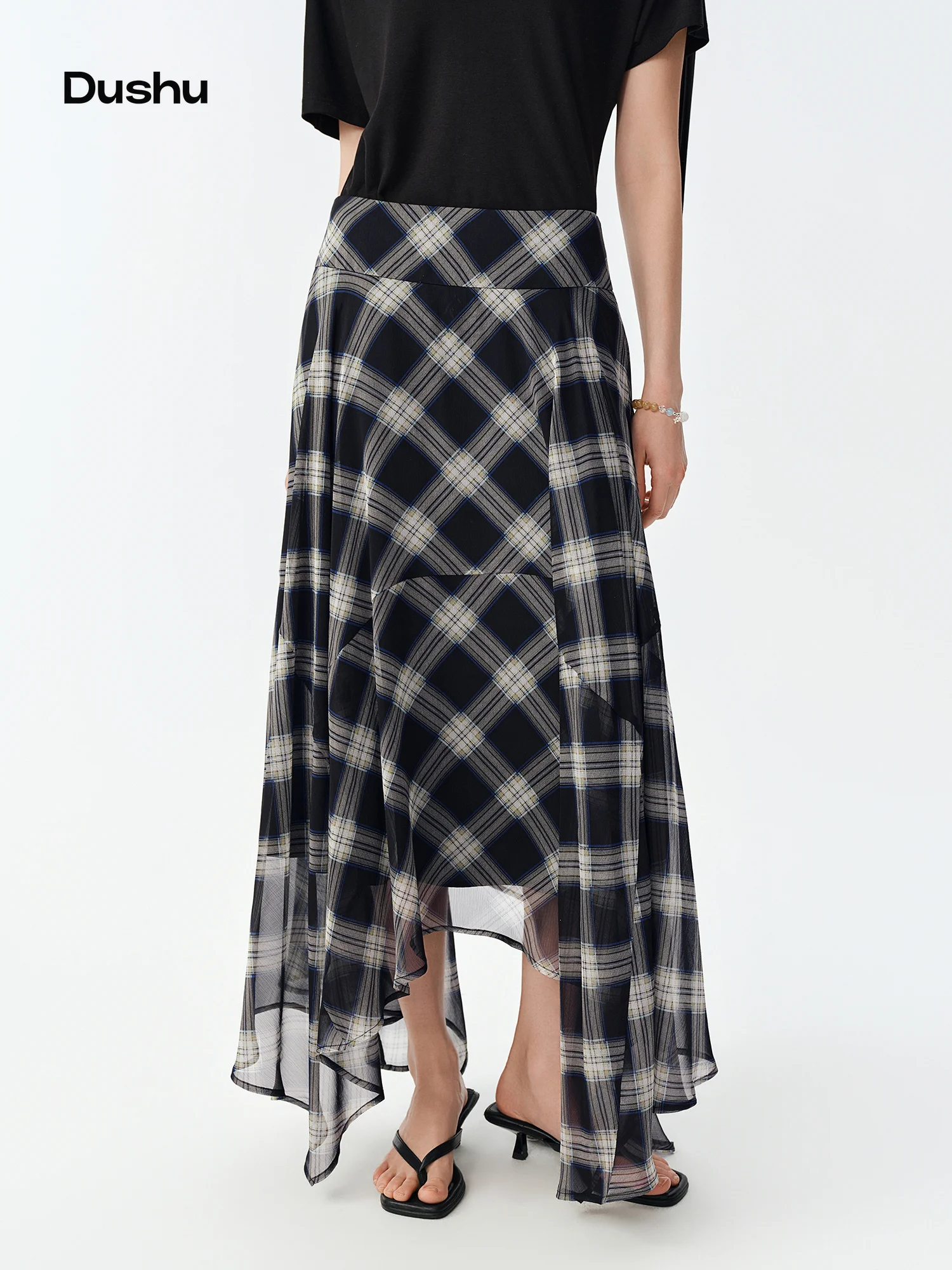 DUSHU 2026 Fall New Arrival Women's Asymmetric Chiffon Midi Skirt, Flowy Draped A-Line Skirt for Elegant Statement Style Skirt
DUSHU 2026 Fall New Arrival Women's Asymmetric Chiffon Midi Skirt, Flowy Draped A-Line Skirt for Elegant Statement Style Skirt