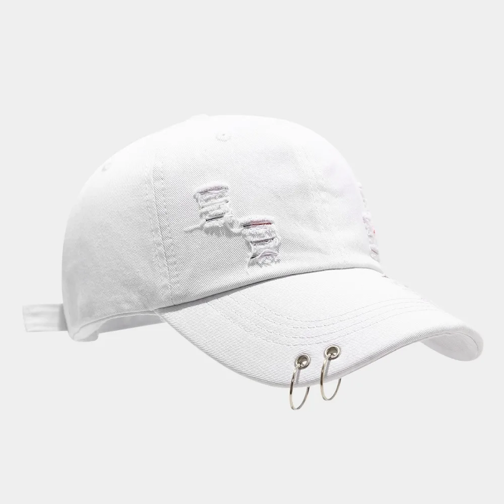 Apparel Accessories Creative Iron Ring Baseball Cap Hip Hop Cotton Sunscreen Hat Duckbill Hat Solid Color Sunshade Hat Outdoor
Apparel Accessories Creative Iron Ring Baseball Cap Hip Hop Cotton Sunscreen Hat Duckbill Hat Solid Color Sunshade Hat Outdoor