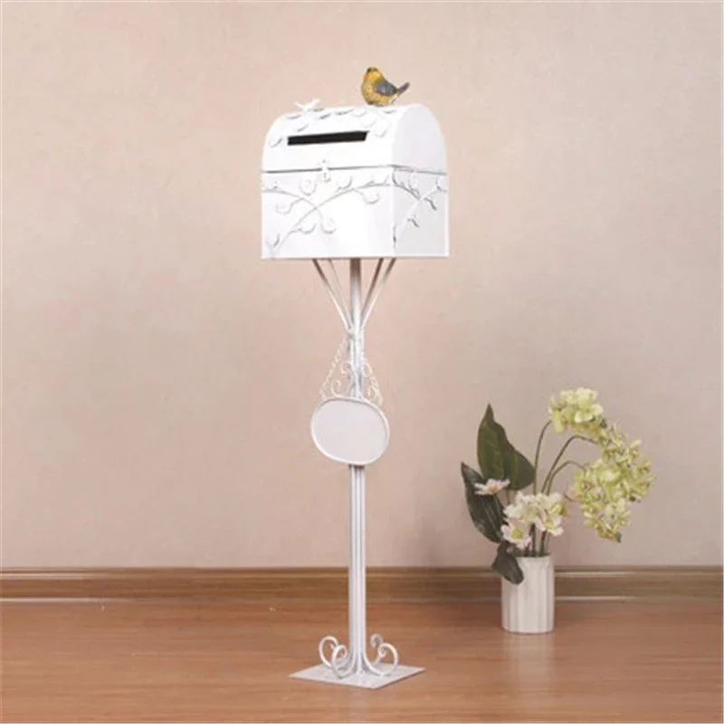 European Wrought Iron Villa Mailboxes Letter Box Outdoor Mailbox Garden Rain-proof Inbox Wedding Props Box Home Inbox Vertical
European Wrought Iron Villa Mailboxes Letter Box Outdoor Mailbox Garden Rain-proof Inbox Wedding Props Box Home Inbox Vertical