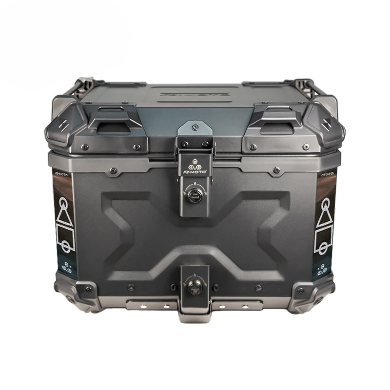 F2MOTO factory shipping tailbox 45L top box motorcycle toolbox Scooter Motorcycle X logo aluminum top box
F2MOTO factory shipping tailbox 45L top box motorcycle toolbox Scooter Motorcycle X logo aluminum top box