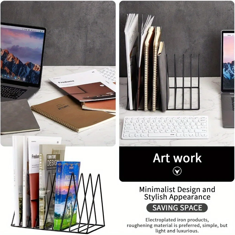 1/2/3pcs Magazine Rack Book Record Holder, 7/ 9 Slot Desktop Iron Rack Bookshelf Multifunction Triangle File Organizer Sorter f
1/2/3pcs Magazine Rack Book Record Holder, 7/ 9 Slot Desktop Iron Rack Bookshelf Multifunction Triangle File Organizer Sorter f