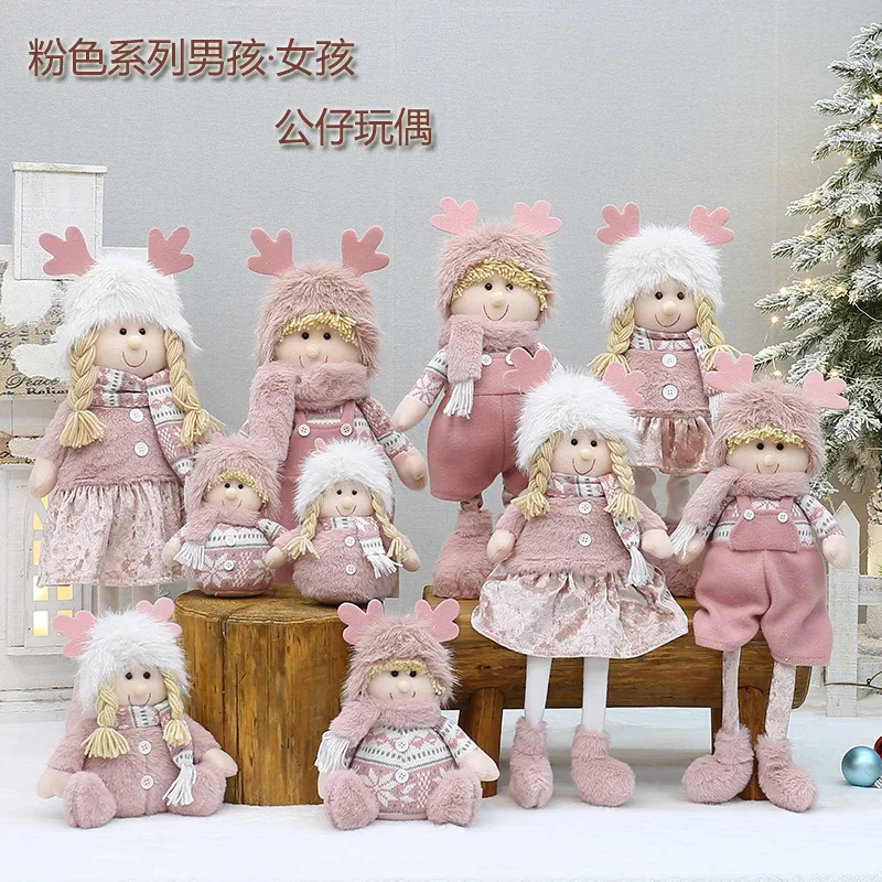 Christmas Pink Fluffy Fabric Boys and Girls Figure Christmas Gift Home Tabletop Decoration Hotel Window Shopping Mall Pendant
Christmas Pink Fluffy Fabric Boys and Girls Figure Christmas Gift Home Tabletop Decoration Hotel Window Shopping Mall Pendant