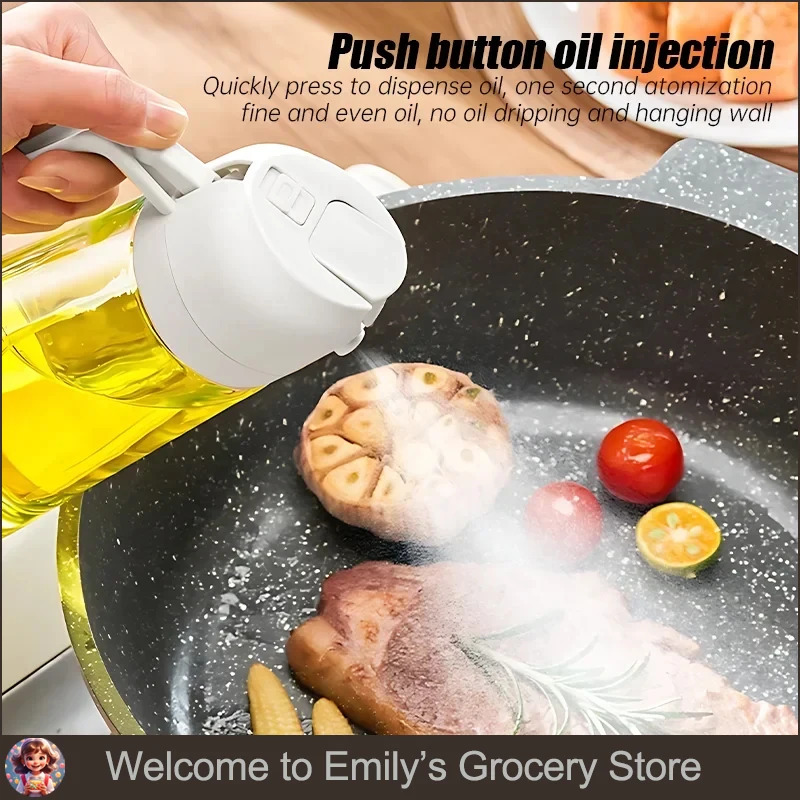 2in1 Multi-functional Kitchen Oil Bottle Spray Oil Pouring Food Grade Material Not Easy To Damage Large Capacity Barbecue Tool
2in1 Multi-functional Kitchen Oil Bottle Spray Oil Pouring Food Grade Material Not Easy To Damage Large Capacity Barbecue Tool