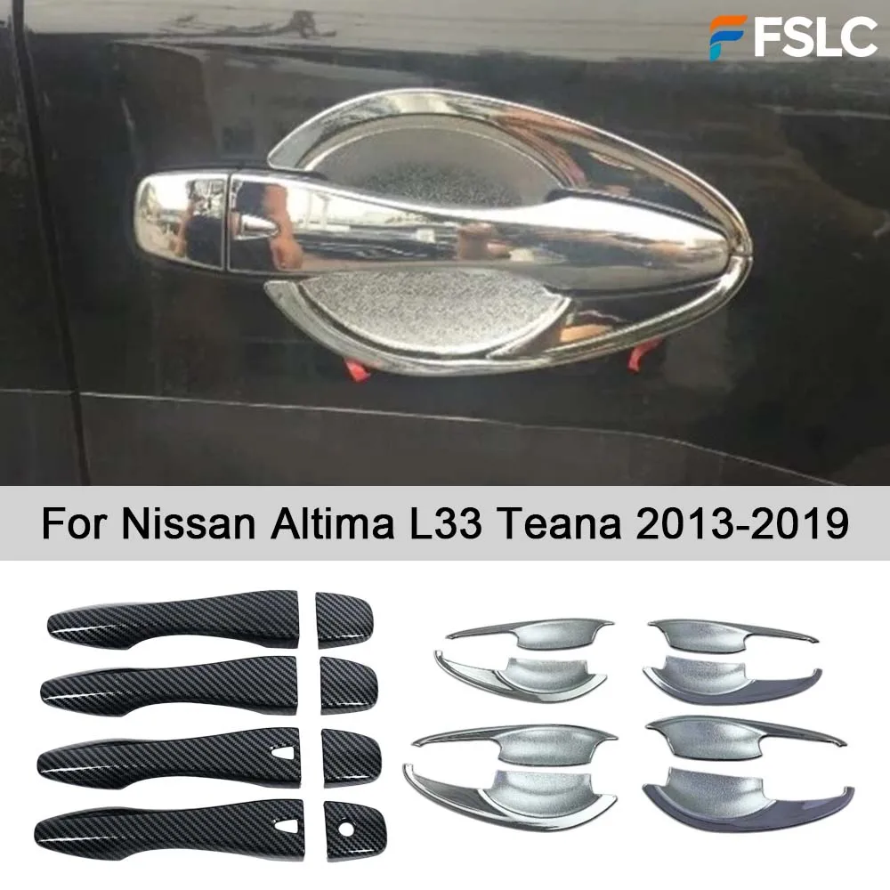 For Nissan Altima L33 Teana 2013-2019 Door Handle Bowl Cup Cover Doorknob Cap Exterior Decor Trim Car Accessories
For Nissan Altima L33 Teana 2013-2019 Door Handle Bowl Cup Cover Doorknob Cap Exterior Decor Trim Car Accessories
