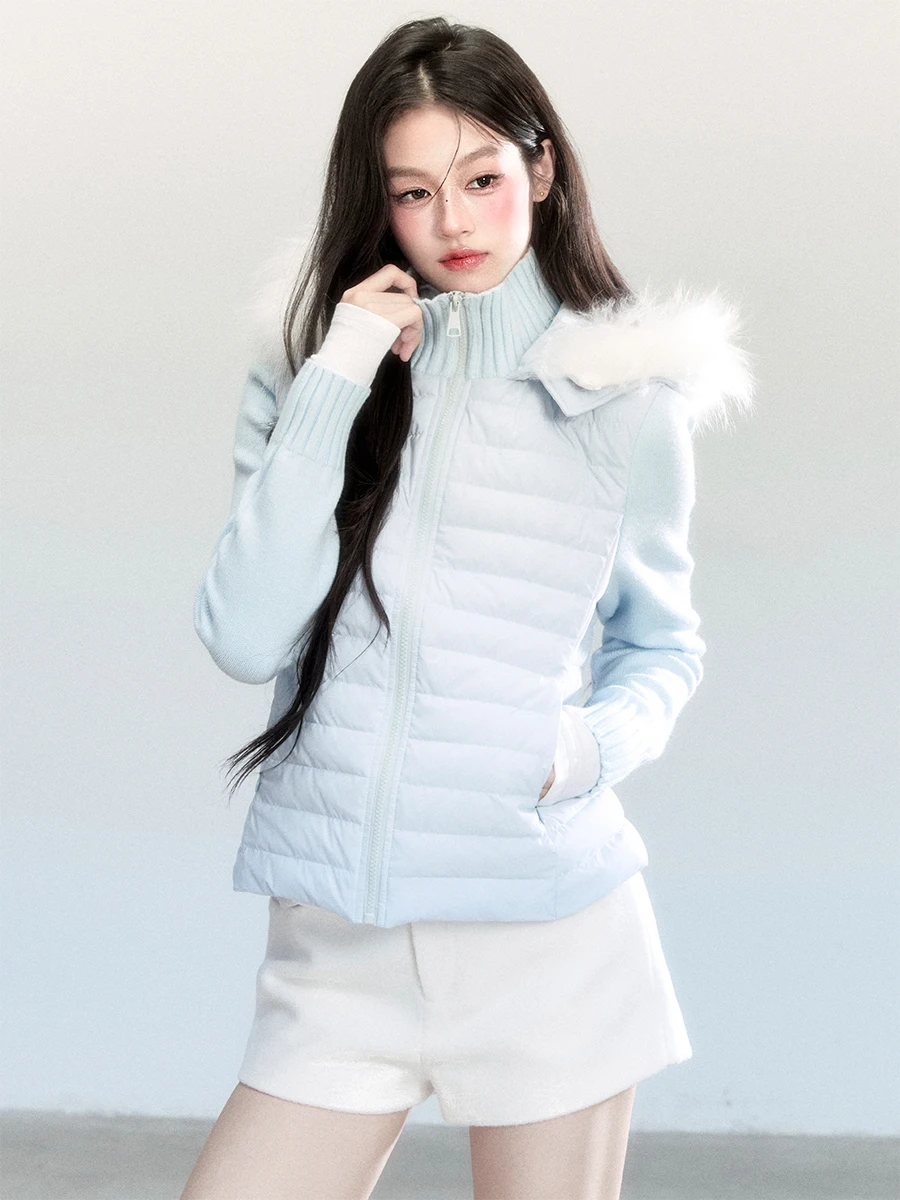Fragile Heart Short Lightweight Slim Fit down Jacket with Fur Collar Korean Style Commute Fashion White Duck Feather Filling
Fragile Heart Short Lightweight Slim Fit down Jacket with Fur Collar Korean Style Commute Fashion White Duck Feather Filling