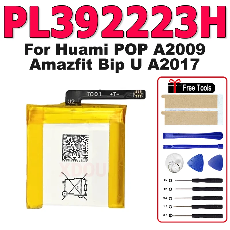 Совершенно новый аккумулятор PL392223H PL382222H PL382222GH для Huami POP A2009 Amazfit Bip U A2017 Smat, аккумулятор для часов 392223 225/235 мАч
Совершенно новый аккумулятор PL392223H PL382222H PL382222GH для Huami POP A2009 Amazfit Bip U A2017 Smat, аккумулятор для часов 392223 225/235 мАч