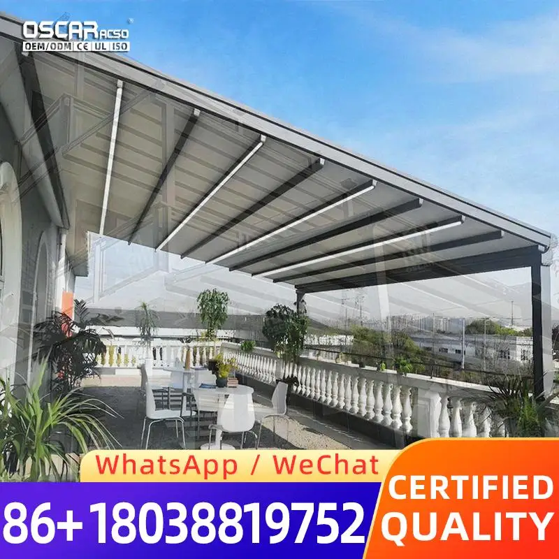 Wall Mounted Retractable Canopy for Outdoor Swimming Pools and Terraces Retractable Canopy Pergola
Wall Mounted Retractable Canopy for Outdoor Swimming Pools and Terraces Retractable Canopy Pergola
