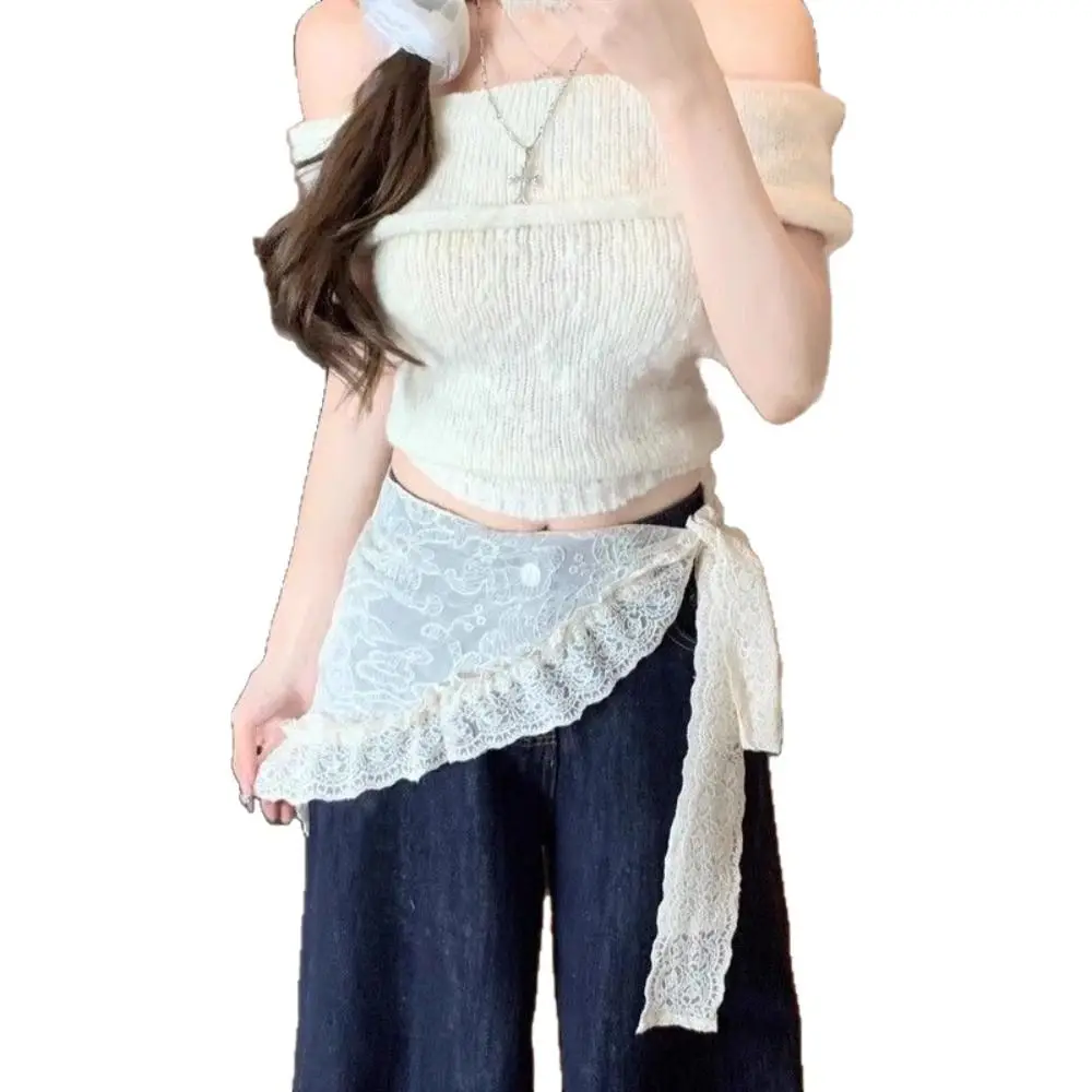 Trendy Lace Trim Lace Mini Skirt Ruffles Clothing Accessories Butt Curtain Jeans Decoration Pretty Fart Curtain Women
Trendy Lace Trim Lace Mini Skirt Ruffles Clothing Accessories Butt Curtain Jeans Decoration Pretty Fart Curtain Women