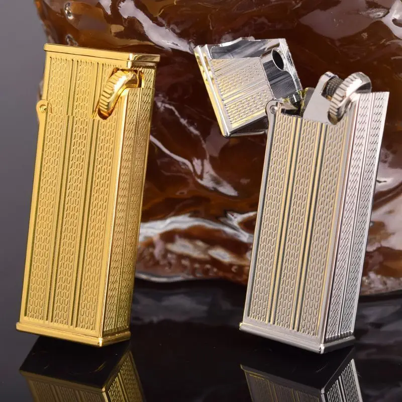 Handmade Brass Side-slip Longfellow Oblique Rubbing Wheel Ignition Kerosine Lighter Smoking Accessories Gadgets for Men
Handmade Brass Side-slip Longfellow Oblique Rubbing Wheel Ignition Kerosine Lighter Smoking Accessories Gadgets for Men