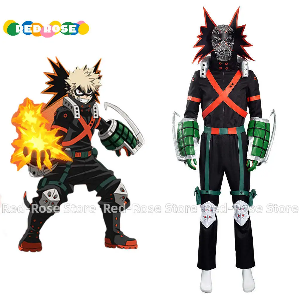 Anime Bakugou Katsuki Cosplay Costume 
Anime Bakugou Katsuki Cosplay Costume