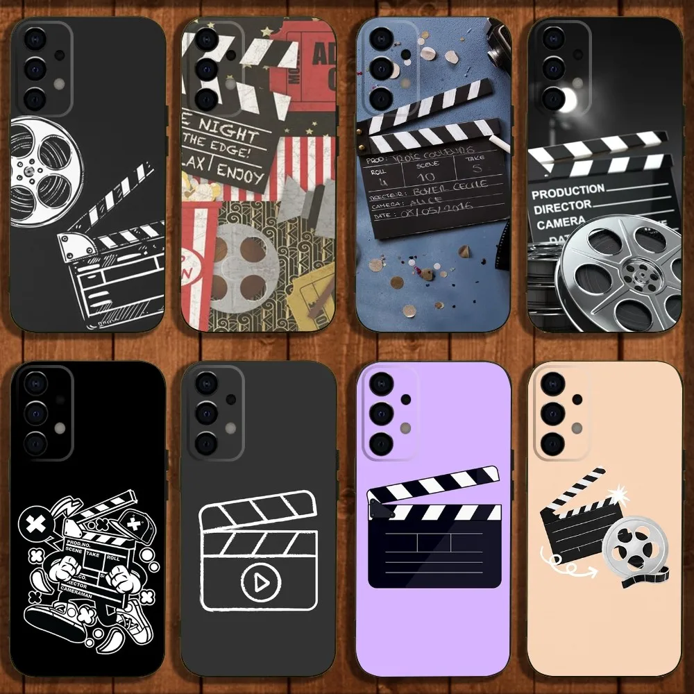 Clapperboard Phone Case For Samsung Galaxy A13,A21s,A22,A31,A32,A52,A53,A71,A80,A91 Soft Black Cover
Clapperboard Phone Case For Samsung Galaxy A13,A21s,A22,A31,A32,A52,A53,A71,A80,A91 Soft Black Cover