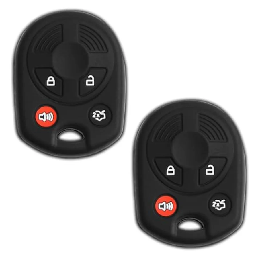 Keyless Entry Remote Car Key Fob Outer Shell Cover Soft Rubber Protective Case for Ford Lincoln Mercury Pack of 2
Keyless Entry Remote Car Key Fob Outer Shell Cover Soft Rubber Protective Case for Ford Lincoln Mercury Pack of 2