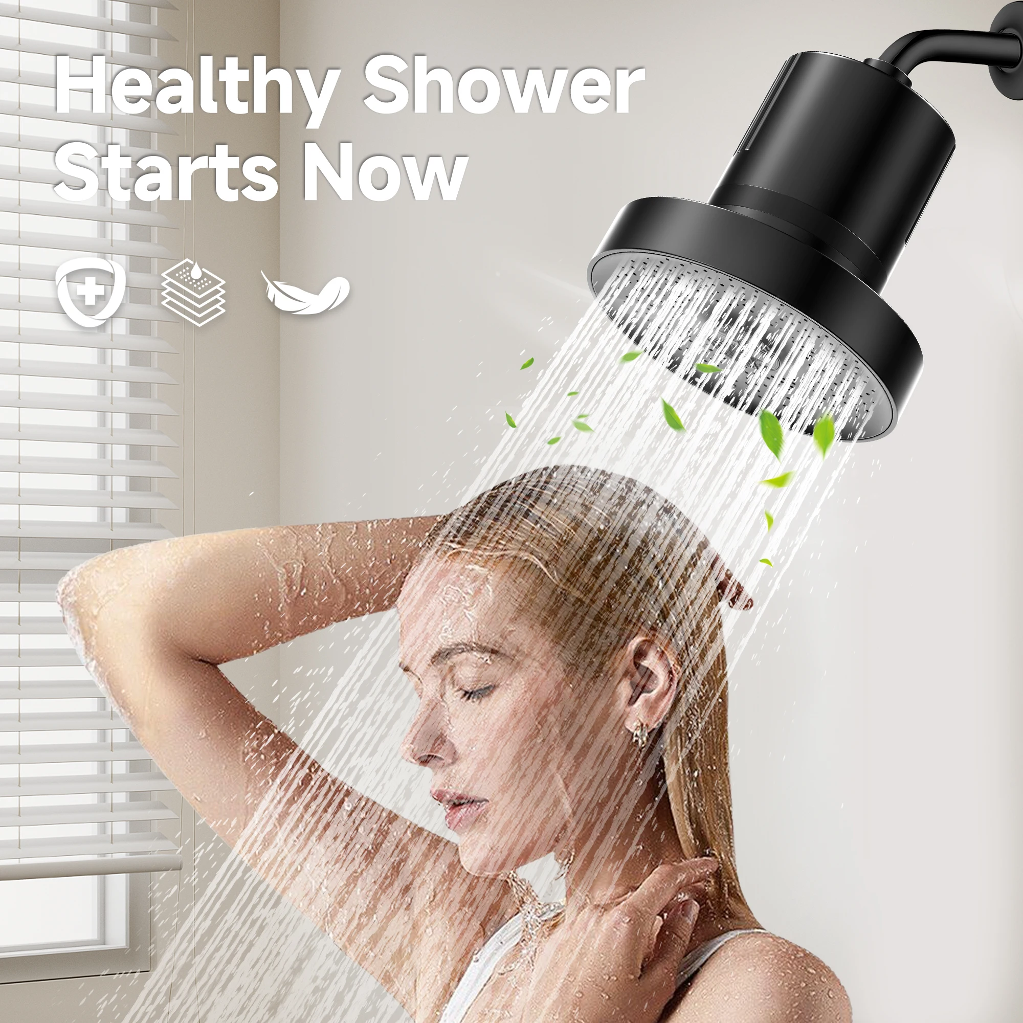 FILTERED SHOWERHEAD, High Pressure Shower Filter For Healthier Hair & Skin Reduce Hair Shedding, Protect Hair, Soothe Dry Skin
FILTERED SHOWERHEAD, High Pressure Shower Filter For Healthier Hair & Skin Reduce Hair Shedding, Protect Hair, Soothe Dry Skin