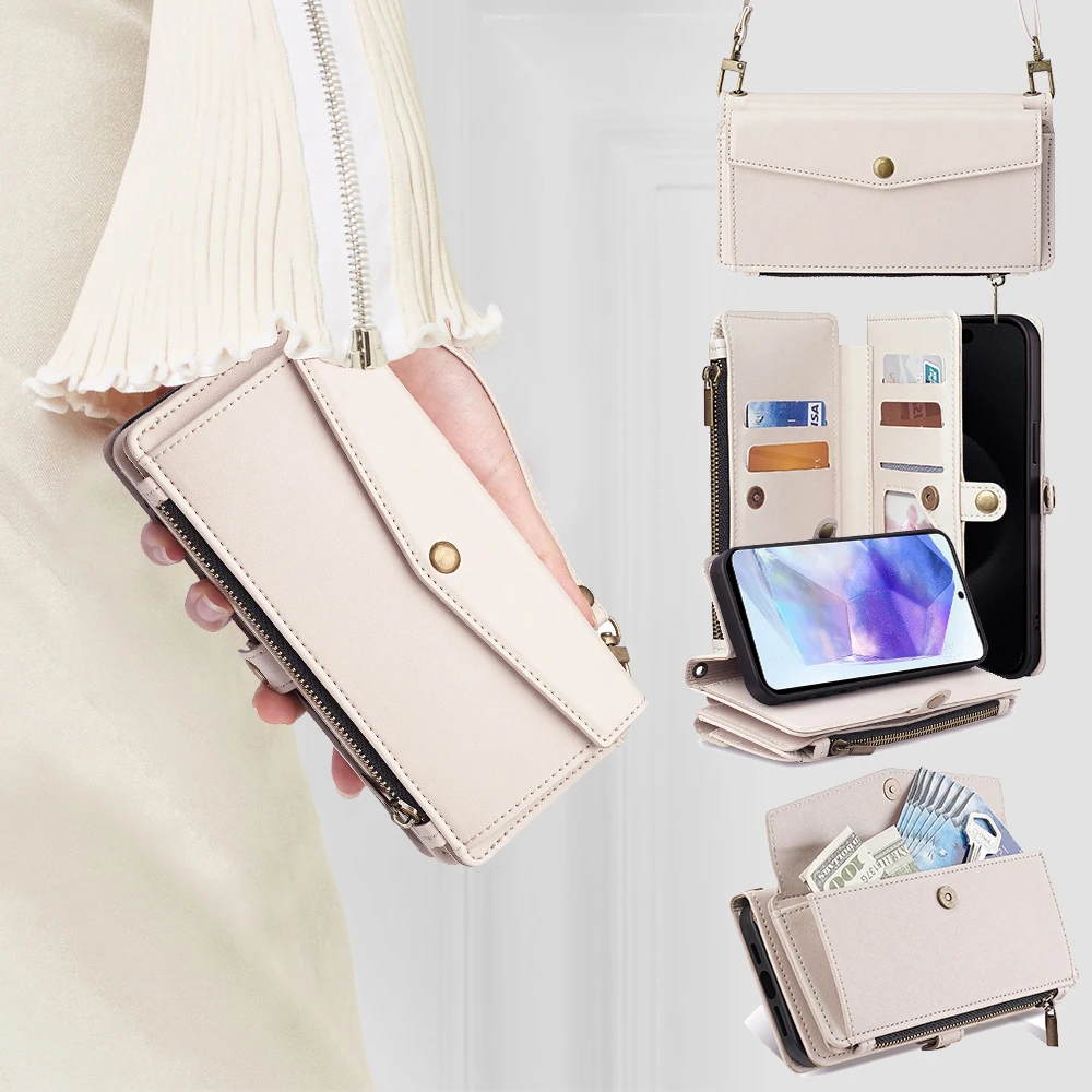 PU leather Phone Case for Samsung Galaxy A57 A37 A17 A26 A56 A36 A06 5G M34 M54 Cases Fundas Outer zipper Inner multiple slots
PU leather Phone Case for Samsung Galaxy A57 A37 A17 A26 A56 A36 A06 5G M34 M54 Cases Fundas Outer zipper Inner multiple slots