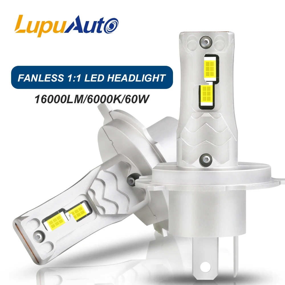 LupuAuto 2Pcs 16000LM LED H4 9003 LED Headlight Canbus Bulb Mini Wireless Fanless 3570 CSP High Low Beam for Car Motorcycle 12V
LupuAuto 2Pcs 16000LM LED H4 9003 LED Headlight Canbus Bulb Mini Wireless Fanless 3570 CSP High Low Beam for Car Motorcycle 12V
