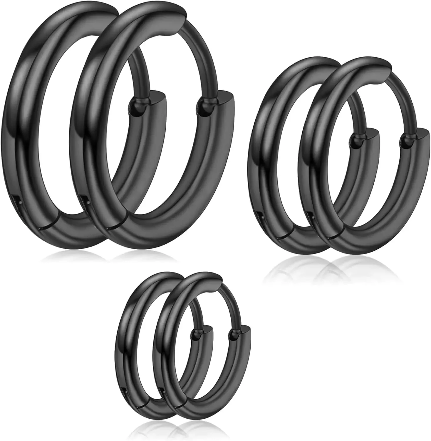 8mm 10mm 12mm Thin Hoop Earrings Lightweight Surgical Steel Cartilage Hoops
8mm 10mm 12mm Thin Hoop Earrings Lightweight Surgical Steel Cartilage Hoops