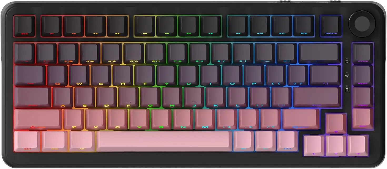 AK820 Max HE Игровая беспроводная клавиатура RGB, магнитная с возможностью горячей замены, 75% розовая, Bluetooth, 8000 мАч
AK820 Max HE Игровая беспроводная клавиатура RGB, магнитная с возможностью горячей замены, 75% розовая, Bluetooth, 8000 мАч