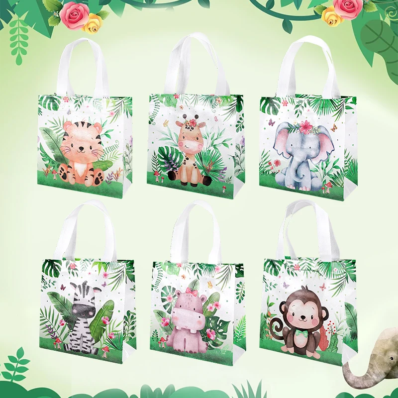 6pcs Jungle Animal Candy Gift Bag Non Woven Goodie Treat Bags Kid Safari Themed Birthday Party Favors Baby Shower Decor Supplies
6pcs Jungle Animal Candy Gift Bag Non Woven Goodie Treat Bags Kid Safari Themed Birthday Party Favors Baby Shower Decor Supplies