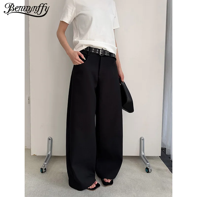 Benuynffy Korean Fashion Wide Leg Suit Pants for Women 2026 Spring New 2000s Low Waist Office Ladies Streetwear Loose Trousers
Benuynffy Korean Fashion Wide Leg Suit Pants for Women 2026 Spring New 2000s Low Waist Office Ladies Streetwear Loose Trousers