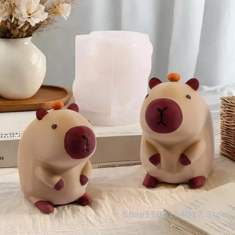 Capybara Aroma Candle Mould Baking Cake Jelly Mould Plaster Mould Ornament Kneading Silicone Mould Home Decoration DIY Mould
Capybara Aroma Candle Mould Baking Cake Jelly Mould Plaster Mould Ornament Kneading Silicone Mould Home Decoration DIY Mould