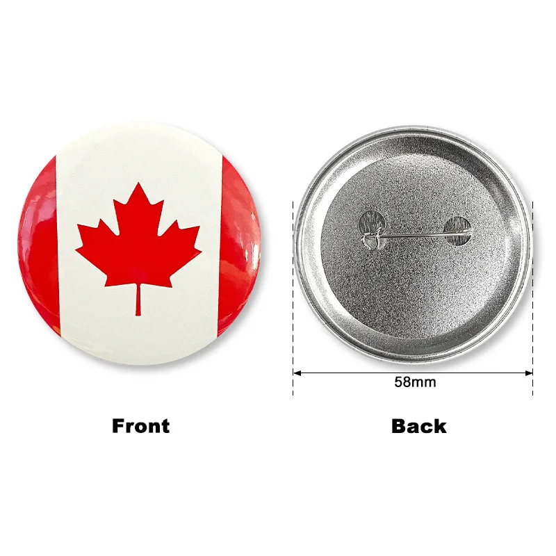 10Pcs Canada Maple Leaf Brooch Metal Lapel Pins National Flag Badge for Parties Clothing Coat Hat Badge Brooch
10Pcs Canada Maple Leaf Brooch Metal Lapel Pins National Flag Badge for Parties Clothing Coat Hat Badge Brooch
