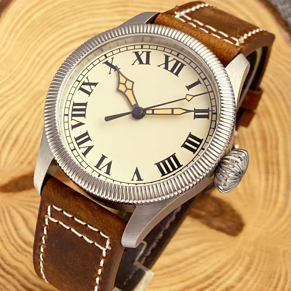 Tandorio 39mm Retro Pilot Beige Roman Numerals Watch Dial NH35A Automatic WristWatch For Mens Sapphire Glass 200m Waterproof
Tandorio 39mm Retro Pilot Beige Roman Numerals Watch Dial NH35A Automatic WristWatch For Mens Sapphire Glass 200m Waterproof
