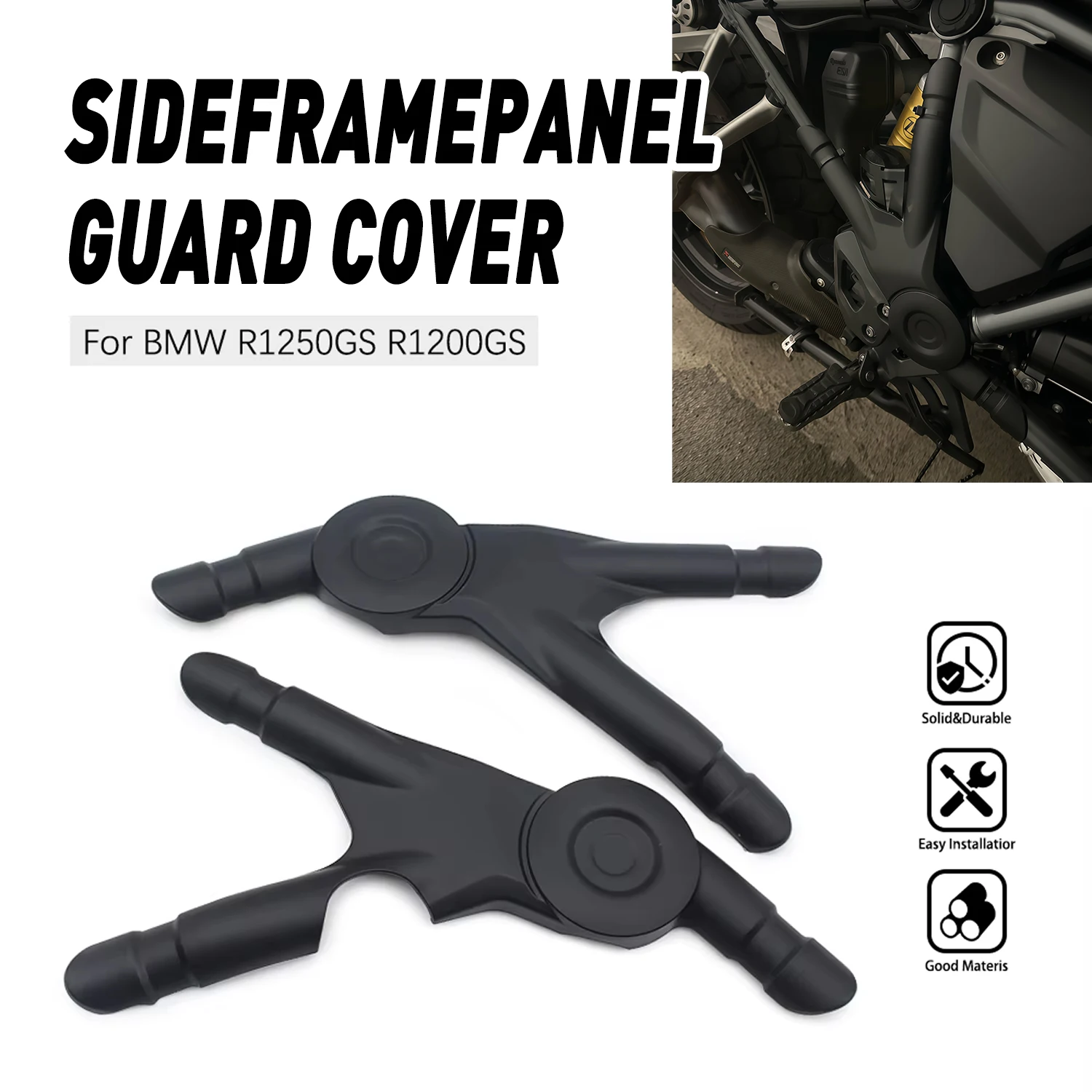 Motorcycle Side Frame Panel Guard Cover For BMW R1200GS 2016-2018 Adventure 2013-2018 R1250GS 2018-2023 Adventure 2018-2024
