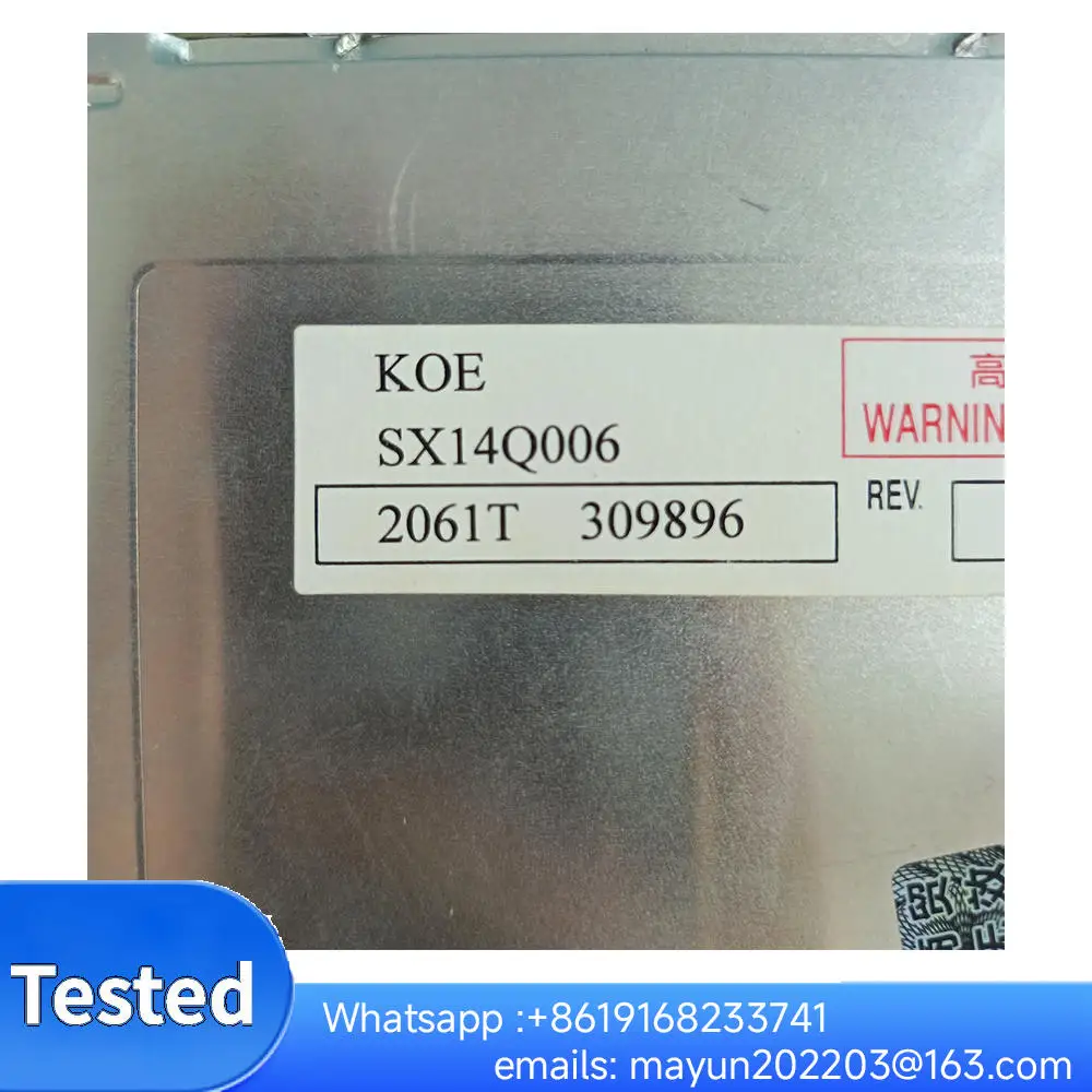 5.7-inch industrial LCD display panel SX14Q006, SX14Q004, SX14Q001, SX14Q005, SX14Q002, 100% tested.
5.7-inch industrial LCD display panel SX14Q006, SX14Q004, SX14Q001, SX14Q005, SX14Q002, 100% tested.