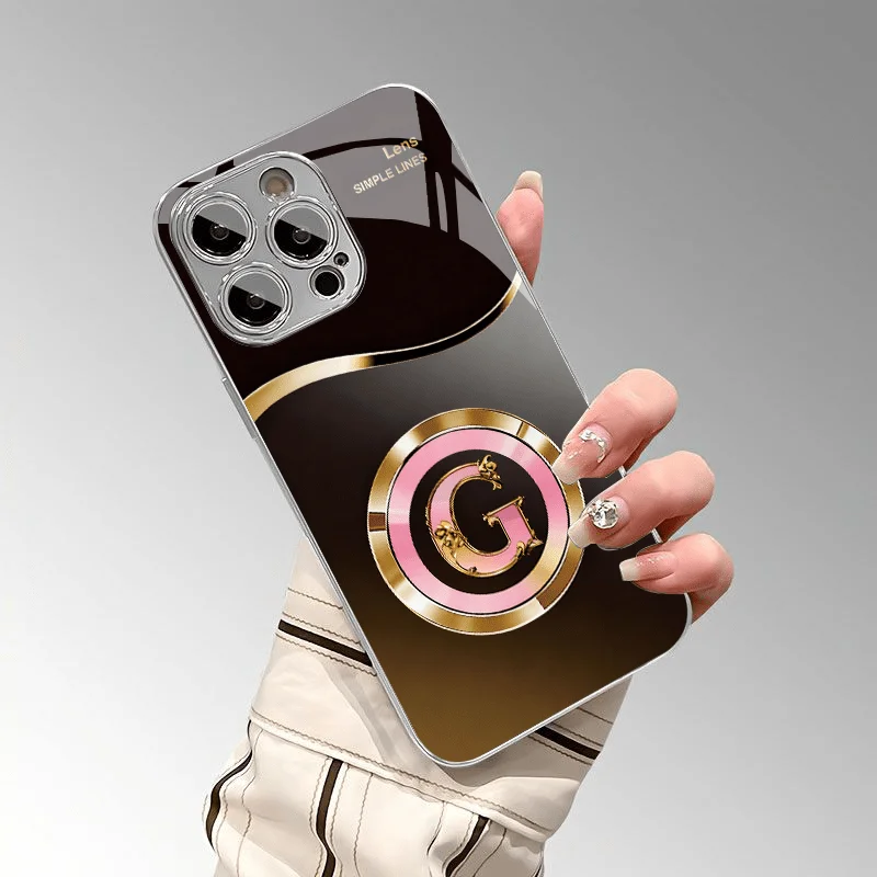 Fashionable business-style pattern electroplated glass phone case, suitable for iPhone 17/16/15/14/13/12 11/11 Pro, etc.
Fashionable business-style pattern electroplated glass phone case, suitable for iPhone 17/16/15/14/13/12 11/11 Pro, etc.