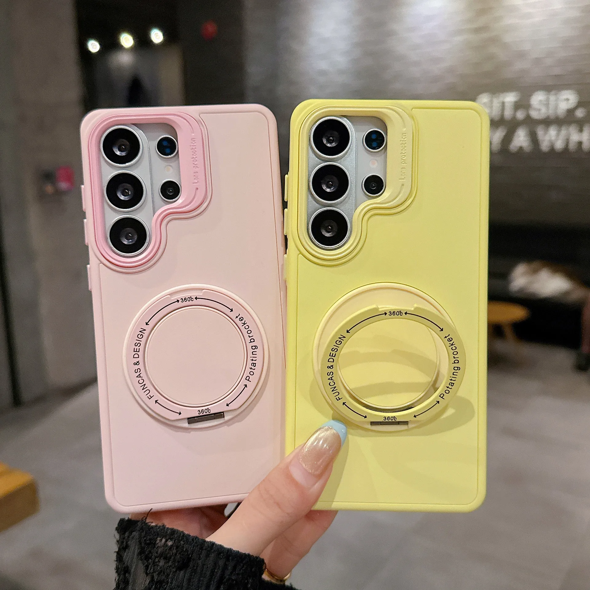 360° Rotatable Ring Kickstand Magnetic Phone Case for Samsung Galaxy S26 Ultra S25 S24 Full Camera Protection Shockproof Cover
360° Rotatable Ring Kickstand Magnetic Phone Case for Samsung Galaxy S26 Ultra S25 S24 Full Camera Protection Shockproof Cover
