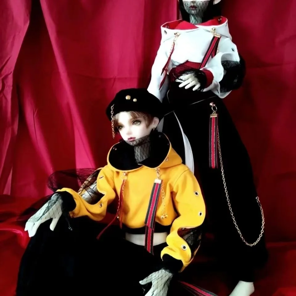 Fashion OB24 bjd doll clothes sweatshirt set 1/6 1/4 1/3 uncle white-black doll clothes accessories
Fashion OB24 bjd doll clothes sweatshirt set 1/6 1/4 1/3 uncle white-black doll clothes accessories