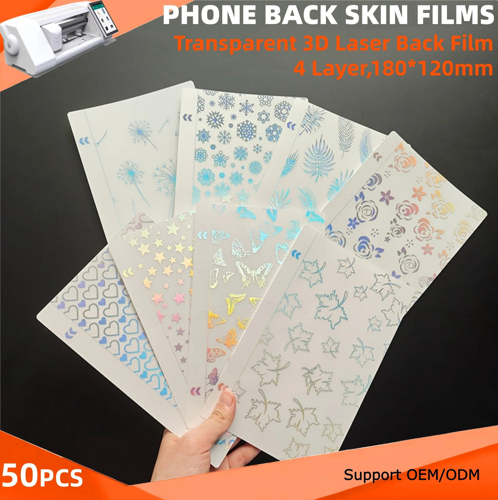 Transparent 3D Laser Phone back Skin Film Rear Micas for Hydrogel Films Cutting Machine Mobile Cover Glass Protective Stickers
Transparent 3D Laser Phone back Skin Film Rear Micas for Hydrogel Films Cutting Machine Mobile Cover Glass Protective Stickers