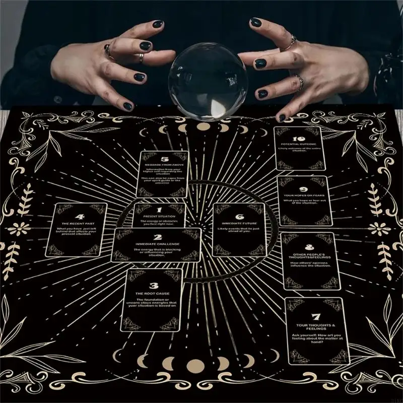 Tarots Tablecloth Altars Cloth Reading Card Astrologys Tablecloth Decoration
Tarots Tablecloth Altars Cloth Reading Card Astrologys Tablecloth Decoration