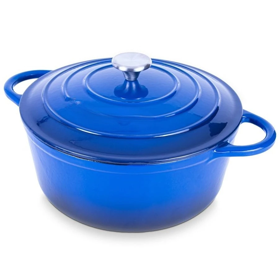 Enamelled Cast Iron Dutch Oven Pot with Lid 6.4 Quart Non Stick Casserole Pot Heavy Duty amp Oven Safe up to 500 F for Bread Bak
Enamelled Cast Iron Dutch Oven Pot with Lid 6.4 Quart Non Stick Casserole Pot Heavy Duty amp Oven Safe up to 500 F for Bread Bak