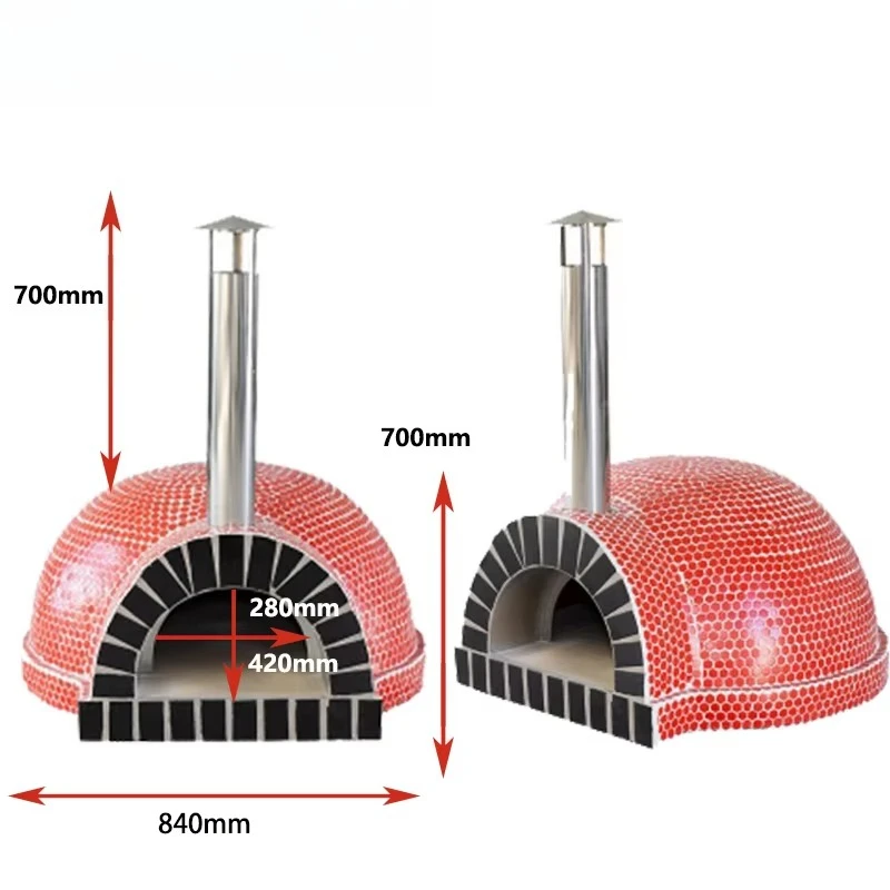 High Quality Large Commercial Wood Fired Pizza Oven Wooden Fire Outdoor Kitchen Pizza Oven for Christmas Roasting and Pizza
High Quality Large Commercial Wood Fired Pizza Oven Wooden Fire Outdoor Kitchen Pizza Oven for Christmas Roasting and Pizza