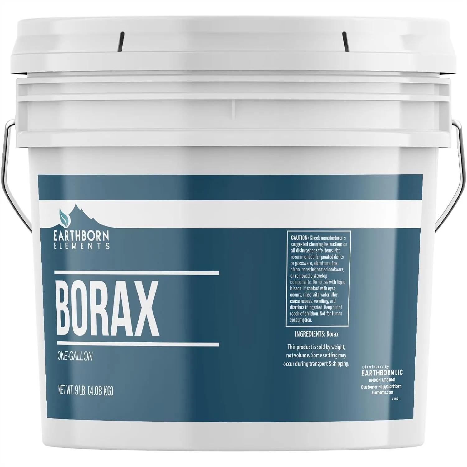 Borax Powder (1 Gallon), Multipurpose Cleaner & Detergent Booster, Resealable Bucket (144 Ounce)
Borax Powder (1 Gallon), Multipurpose Cleaner & Detergent Booster, Resealable Bucket (144 Ounce)