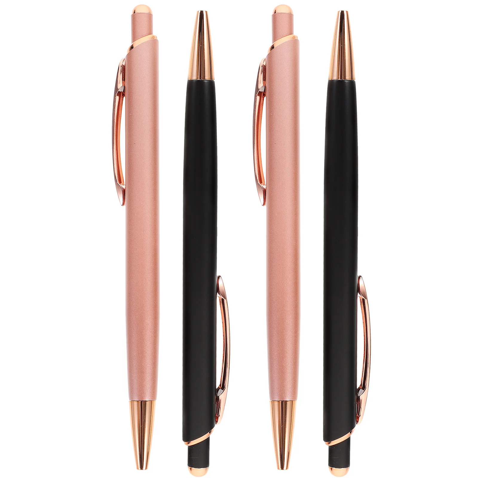 4 Pcs Metal Ballpoint Pen Black Gold Adorable Writing Pens Ergonomic Creative Cute Business Gifts Student Supplies
4 Pcs Metal Ballpoint Pen Black Gold Adorable Writing Pens Ergonomic Creative Cute Business Gifts Student Supplies