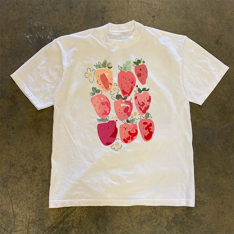 High-quality cotton printed T-shirts for men and women in the summer of 2025 casual and loose couple short-sleeved
High-quality cotton printed T-shirts for men and women in the summer of 2025 casual and loose couple short-sleeved