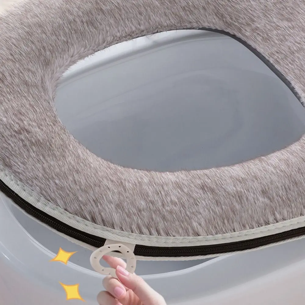 Утолщенный чехол на сиденье унитаза, теплый с ручкой, подушка для крышки унитаза, дизайн на молнии, моющиеся накладки на табурет, товары для дома
Утолщенный чехол на сиденье унитаза, теплый с ручкой, подушка для крышки унитаза, дизайн на молнии, моющиеся накладки на табурет, товары для дома