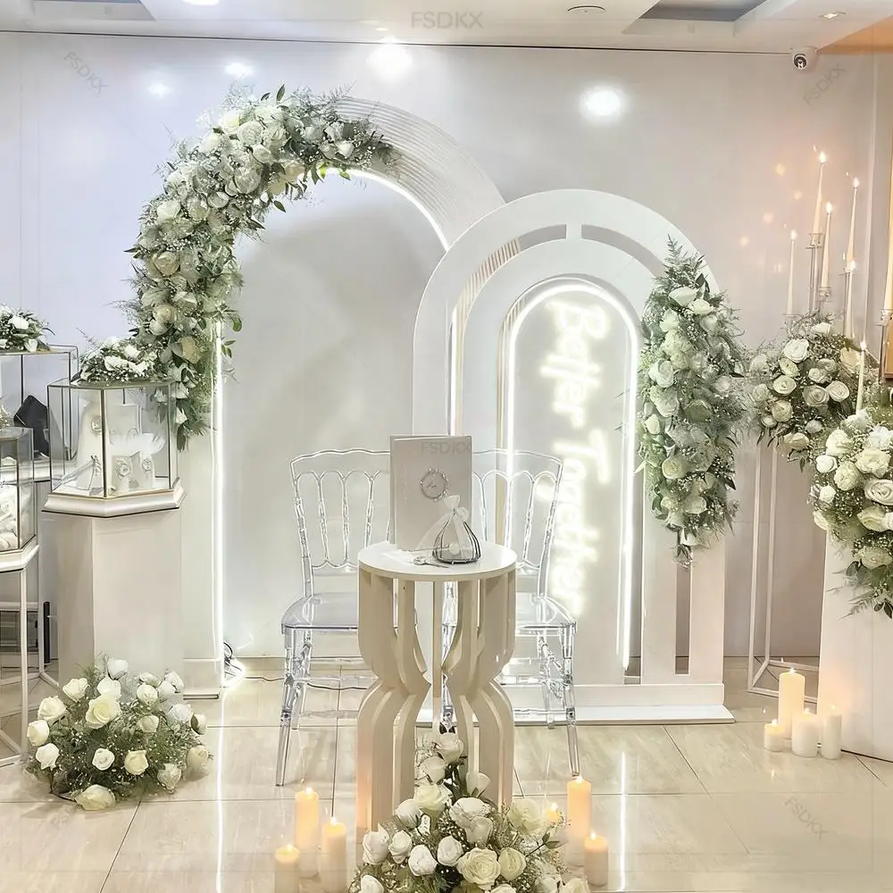 FSDKX Open Center Wall Arched Backdrop Stand Wedding Decor for Wedding Decorations
FSDKX Open Center Wall Arched Backdrop Stand Wedding Decor for Wedding Decorations