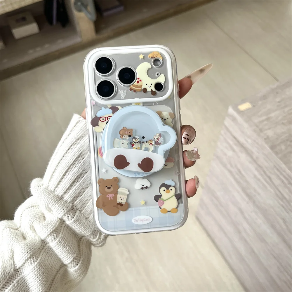 Cute snowman animal magnetic stand phone case For iPhone 17 Pro 14 Pro 15 Pro Max 16 Pro cover kawaii Cartoon For Magsafe Holder
Cute snowman animal magnetic stand phone case For iPhone 17 Pro 14 Pro 15 Pro Max 16 Pro cover kawaii Cartoon For Magsafe Holder