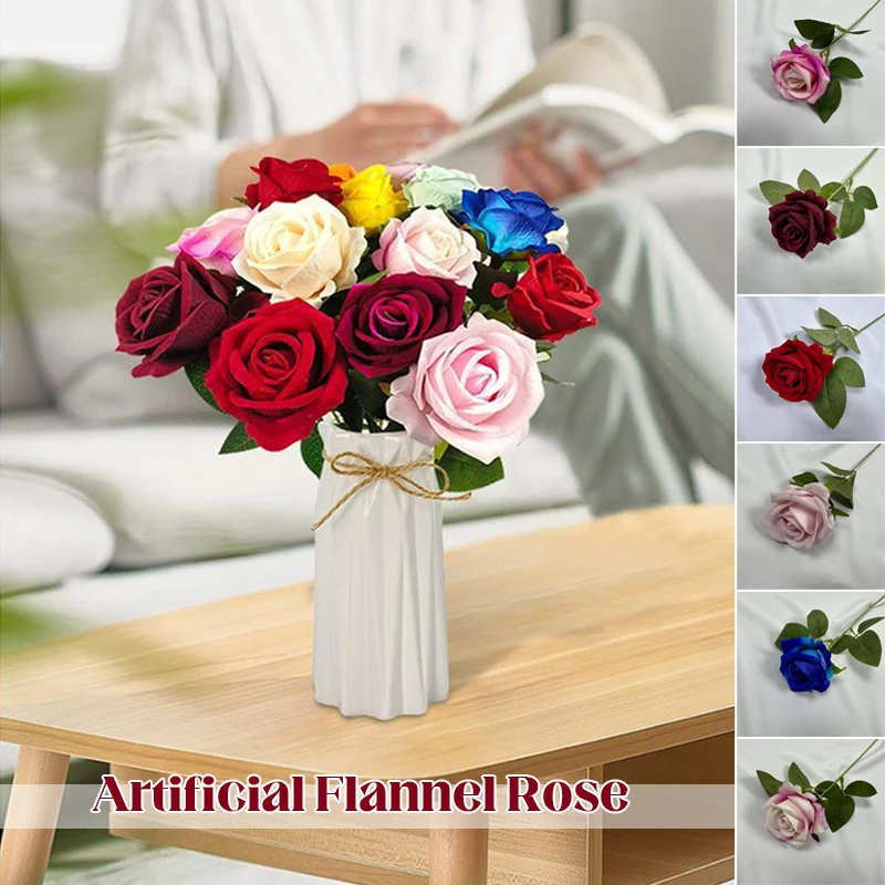 Silk Rose Artificial Flowers Fake Bouquet Wedding Home Party Decor Wedding Hall Flower Arrangement Household Accessories
Silk Rose Artificial Flowers Fake Bouquet Wedding Home Party Decor Wedding Hall Flower Arrangement Household Accessories