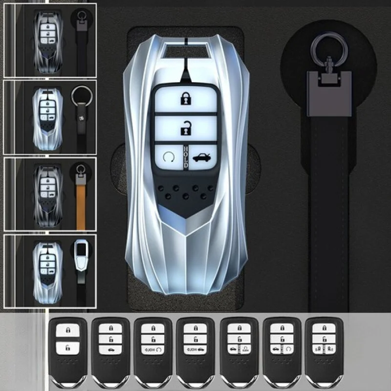 А + чехол для автомобильного ключа из цинкового сплава из ТПУ для Honda CRV Ridgeline Pilot Insight Vezel
А + чехол для автомобильного ключа из цинкового сплава из ТПУ для Honda CRV Ridgeline Pilot Insight Vezel